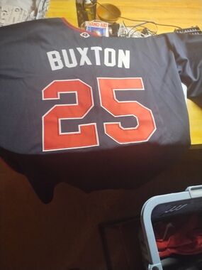 USA WBC Nike Black and Red 'Buxton' #25 Baseball Jersey